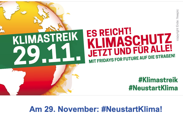 Das war die Klima-Demo am 29.11.2019 in Freiburg