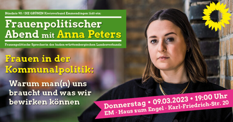 Frauenpolitischer Abend mit Anna Peters