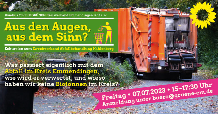 07. Juli 2023: Exkursion zum Zweckverband Abfallbehandlung Kahlenberg