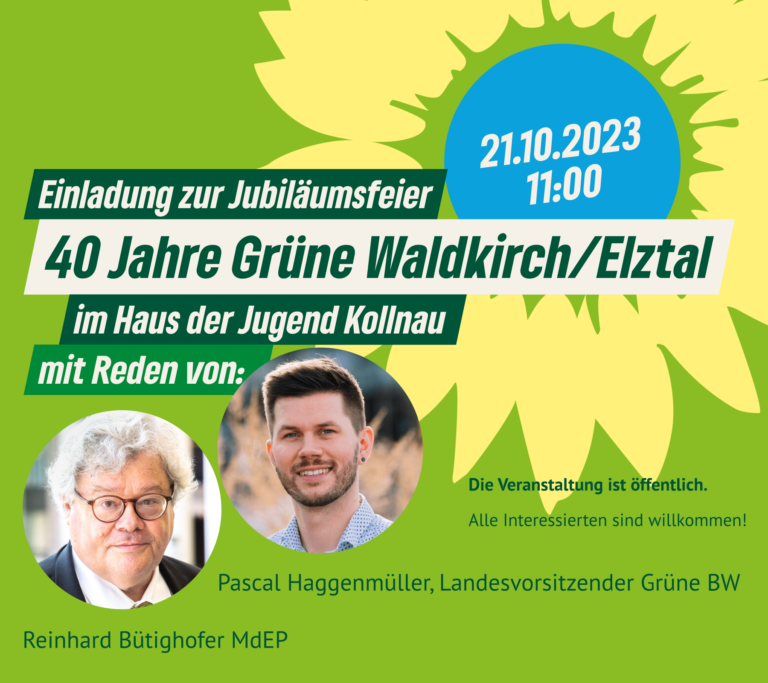 40 Jahre Grüne in Waldkirch & Elztal