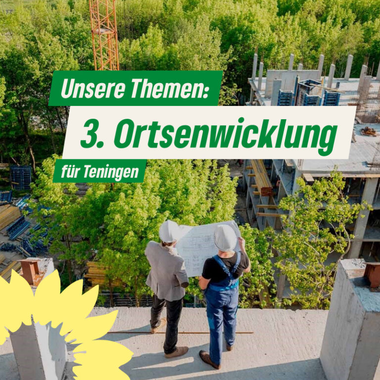 Unsere Themen für Teningen: 3. Ortsentwicklung